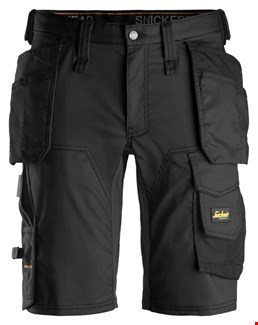 Snickers Workwear 6141 Korte broek met holsterzakken zwart - maat 54