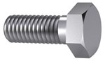 Fabory Zeskanttapbout - DIN 933 - staal - elektrolytisch verzinkt - 8.8 - M6x20/S=10