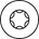 HECO TOPIX-plus glaslatschroeven - lenskop verzinkt - 3,5x50/27 mm - T10 - deeldraad - 500 st
