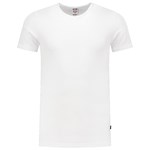 Tricorp T-Shirt elastaan slim fit V-hals - Casual - 101012 - wit - maat S