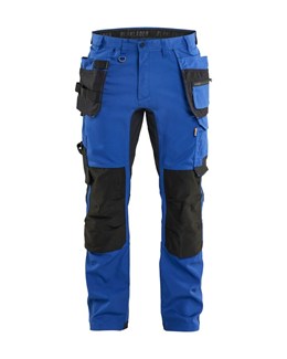 Blåkläder 1750 werkbroek 2-weg stretch - blauw/zwart maat 46