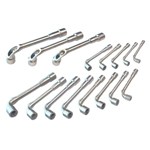 XHANDER gebogen Pijpsleutelset 16-delig - 8 tot 24 mm