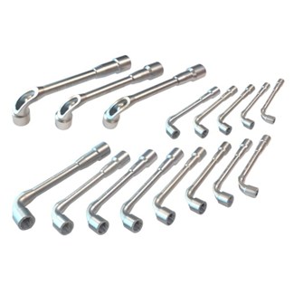XHANDER gebogen Pijpsleutelset 16-delig - 8 tot 24 mm