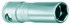 GEDORE bougiedopsleutel - magneet - 16mm - 1/2" [6-kant]