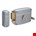 Cisa 50420.60.2 oplegslot  met losse buitencilinder doornmaat 60 mm zilver - Din R