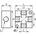 Legris - verdeelblok - kruis - 1/8" - BSPP - 3312 00 10