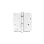 Intersteel kogellagerscharnier - tot 70 kg - afgerond - RVS geborsteld