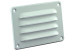 Nedco schoepenrooster alu. 130 x 90 mm RAL9010 wit