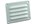 Nedco schoepenrooster alu. 130 x 90 mm RAL9010 wit