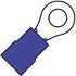 Klemko geisoleerde ringkabelschoen - A 2565 R - M5 - 27 A - 1.04-2.63 mm² - extra wijd - blauw