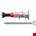 Fischer gipsplaatplug - DuoBlade S met schroef - 545676