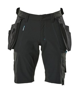 Mascot Advanced short - 17149-311 - afritsbare spijkerzakken - zwart - maat C50