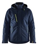 Blåkläder 4484 winterjas 4-weg stretch - blauw/High Vis geel maat XL