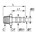 Legris - inschroefslangpilaar - 4 mm x 1/8" - BSPT - 0123 04 10