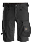 Snickers Workwear stretch korte broek - 6143 - zwart - maat 44