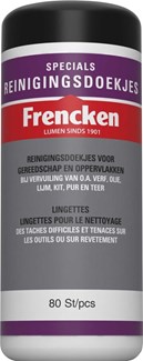 Frencken reinigingsdoekjes [80st] - voor lijm/pur schuim/siliconen