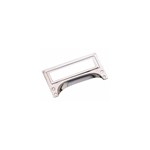 Intersteel etiketgreep - 73x43 mm - nikkel