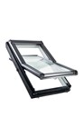 Roto dakramen - Designo R4 - hout wit gelakt