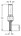 JSO-TR groeffrees HW -   4mm snijlengte 10 totale lgt 55 s8 - 24243-5-04010