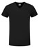 Tricorp T-shirt V-hals fitted - Casual - 101005 - zwart - maat S