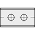 JSO-TR keermessen [10x] HW - 30x12x1.5 mm - 2-zijdig geslepen - 72010-6-03000
