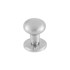 Dauby deurknop op rozet - Pure PHR / 50 - mat wit brons - 45 mm 
