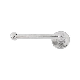 Dauby toiletrolhouder enkel - Pure Plus - wit brons - 150 mm - links