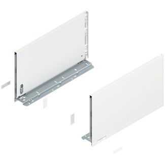 blum LEGRABOX zijkant L+R  F-hoogte, 400mm Kleur: zijdewit