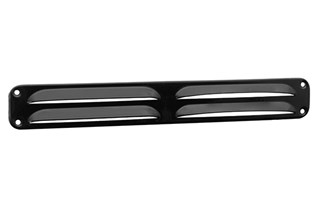 Nedco schoepenrooster - rechthoekig - 300x40mm - zwart - aluminium