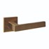 Intersteel Deurkruk Q 05 op rozet verdekt 53x53x6mm PVD messing mat