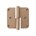 Dauby paumelle PRE33 Ruw brons 80x80 "Rechts"