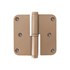 Dauby paumelle PRE33 Ruw brons 80x80 "Rechts"