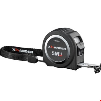 XHANDER Rolbandmaat 19mm x 5m - grijs
