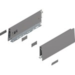Blum MERIVOBOX zijkant M-hoogte, R+L, 270mm Kleur: indium grijs