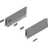 Blum MERIVOBOX zijkant M-hoogte, R+L, 270mm Kleur: indium grijs