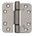 BSW glijlagerscharnier - 818 Allround - afgerond - 89x102x3 mm - RVS 