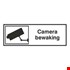 Brady informatiesticker - Camerabewaking - 297x105 mm - gelamineerd polyester