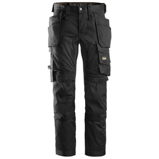 Snickers Workwear 6241 Stretch Werkbroek met holsterzakken zwart - maat 52