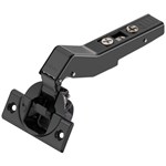 blum CLIP top BLUMOTION 110° scharnier onder hoek van +45° met stalen schroeftop - type II Kleur: onyx zwart