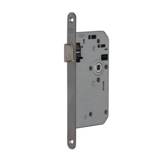 Nemef project insteek loopslot - doornmaat 60 mm - RVS voorplaat - 435/17 - Rs/Ls