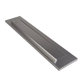 AMI briefplaat DL - met veer - 340x73mm - F2 - 400025