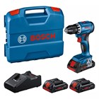 Bosch GSR 18V-45 PROFESSIONAL 18V accuschroefboormachine incl [3st] 4.0 Ah accu's en lader in koffer