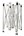 Grizzly werktent - GO-WORK 50 - 3x3 m - alum. frame brede voet - wit