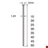 Dutack minibrads - SKN12 - 40 mm - 5000 st - Cnk