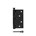 Intersteel kogellagerscharnier - 89x89x2,5 mm - tot 70 kg - recht - mat zwart