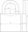 ABUS cilinder hangslot 65/60 - 60mm - gelijksluitend op nr. KA0601