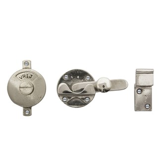 Dauby WC garnituur - Pure - wit brons - retro + hook