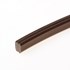 Heering Inleg trapstrip kunststof met i-profiel bruin 8 x 11 mm - 50081025