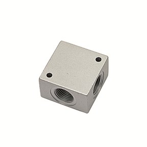 Legris - Verdeelblok - kruis - binnendraad - aluminium - 3312