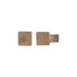 Dauby meubelknop - Pure PQ-20 - ruw brons - 20 mm
